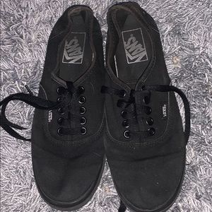 All black vans